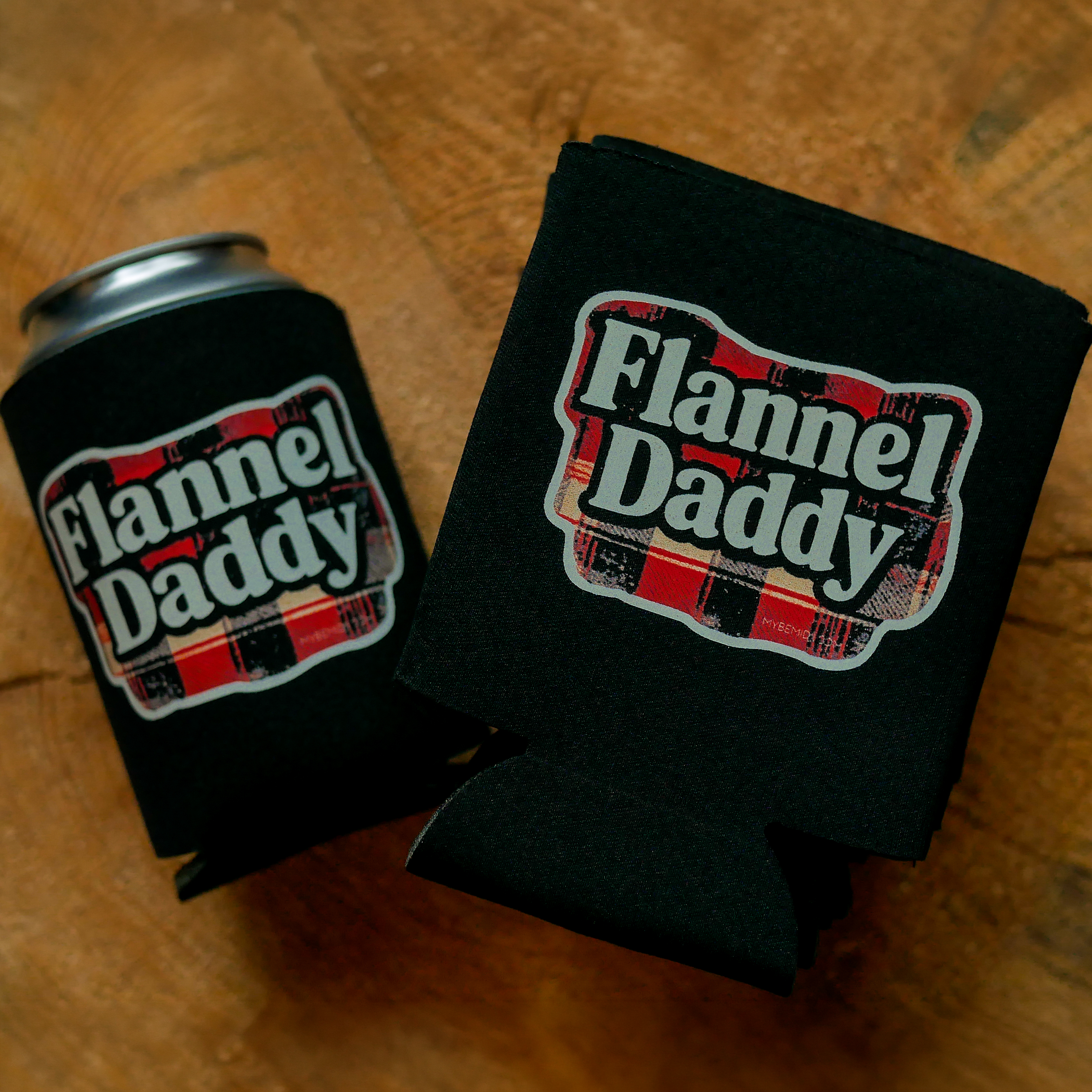 Flannel Daddy Koozie