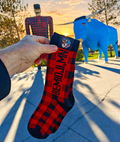 Bemidji, Mn Jacquard knit socks
