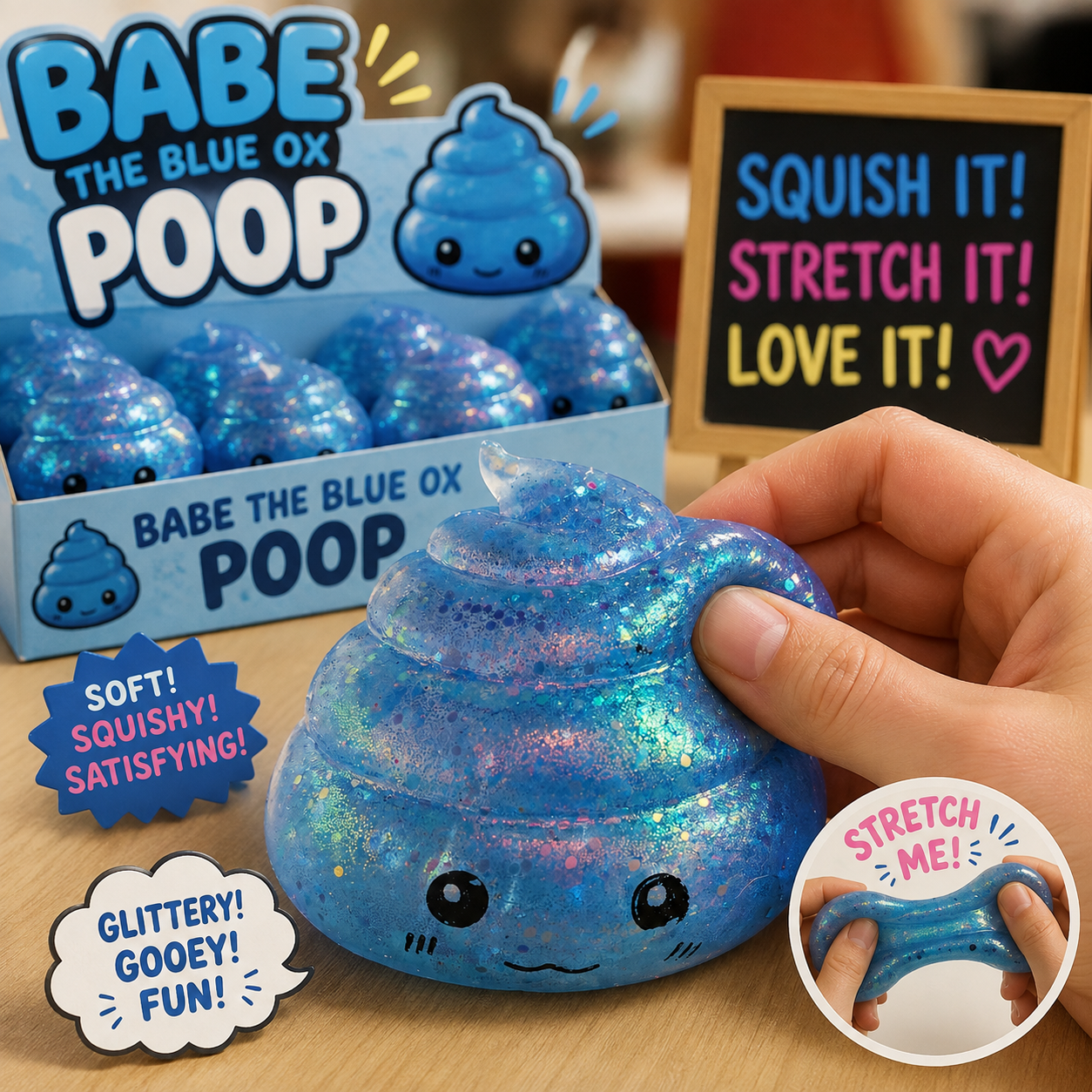 Babe the Blue Ox Poop Squishy