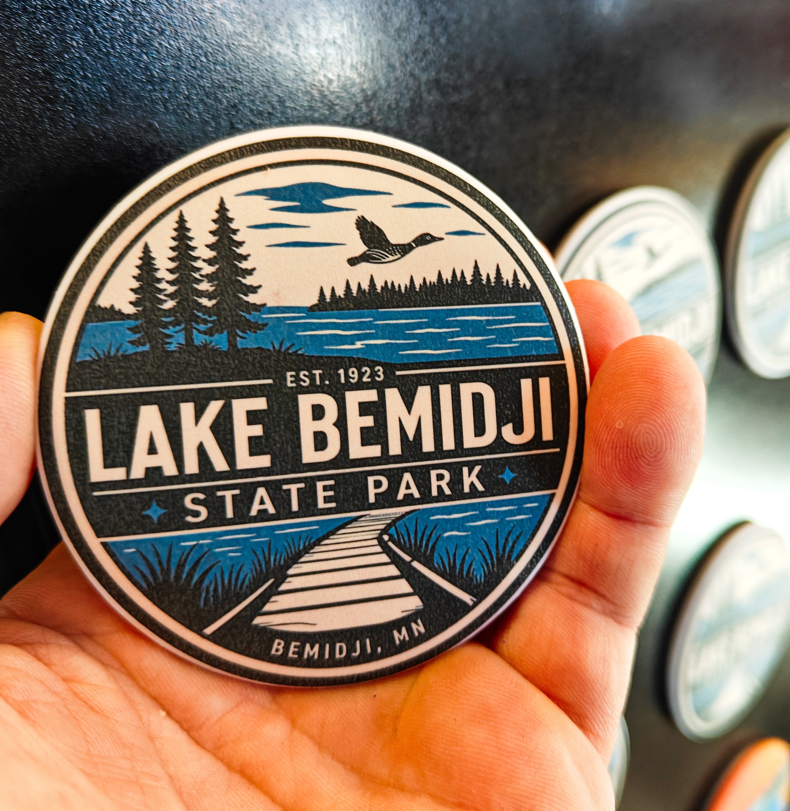 Lake Bemidji State Park 3in Soft Touch Magnet