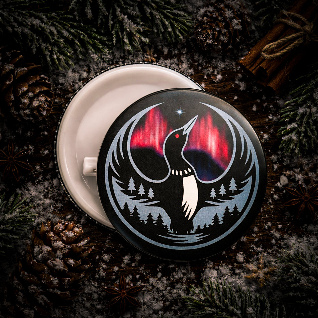 Northwoods Rebel Loon Buttons
