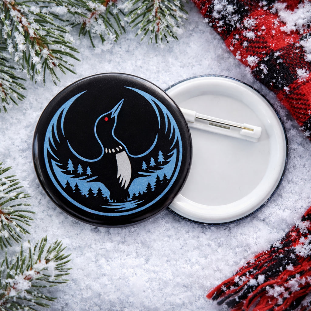 Northwoods Rebel Loon Buttons